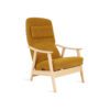 Retro Lenestol med Vipp og Skammel | Boucle - Image 4