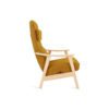 Retro Lenestol med Vipp og Skammel | Boucle - Image 6