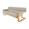 Sjelden "Buin" 3-seter Sofa av Jan Erik Lindgren i Furu og Ull