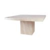 Vintage Spisebord i Travertine | 140 x 140 cm - Image 5