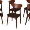 6 stk, Retro Spisestuestoler fra Brødrene Sørheim Møbelfabrikk i Teak | Nyomtrukket - Image 4