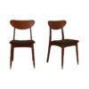 6 stk, Retro Spisestuestoler fra Brødrene Sørheim Møbelfabrikk i Teak | Nyomtrukket