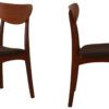 6 stk, Retro Spisestuestoler fra Brødrene Sørheim Møbelfabrikk i Teak | Nyomtrukket - Image 6