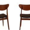 6 stk, Retro Spisestuestoler fra Brødrene Sørheim Møbelfabrikk i Teak | Nyomtrukket - Image 8