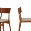 6 stk, Retro Spisestuestoler fra Nesttun Møbelfabrikk i Teak & Bøk | Nyomtrukket - Image 6