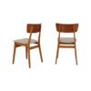6 stk, Retro Spisestuestoler fra Nesttun Møbelfabrikk i Teak & Bøk | Nyomtrukket - Image 7