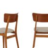 6 stk, Retro Spisestuestoler fra Nesttun Møbelfabrikk i Teak & Bøk | Nyomtrukket - Image 8