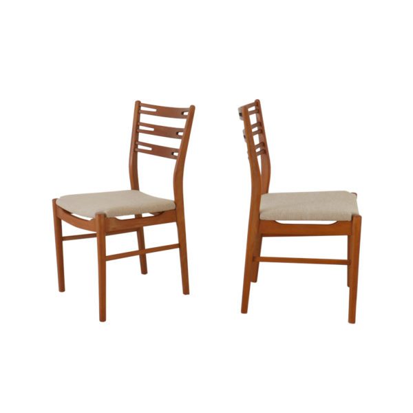4 stk, "Della" Spisestoler, Vintage IKEA fra 1960-tallet | Teak og Bøk - Image 4