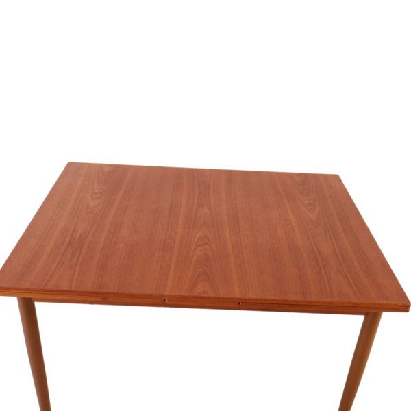 Retro Spisebord med Hollandsk Uttrekk i Teak | 220 cm - Image 5