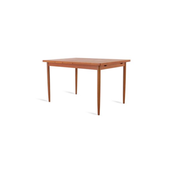 Retro Spisebord med Hollandsk Uttrekk i Teak | 220 cm