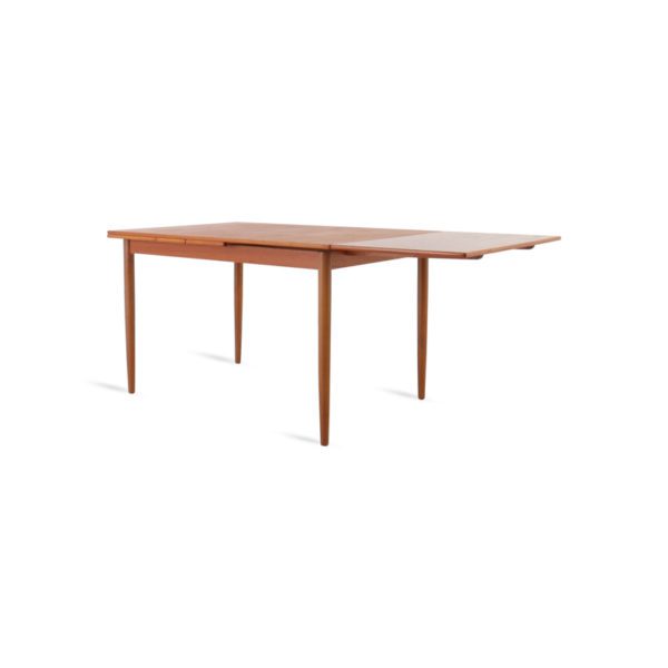 Retro Spisebord med Hollandsk Uttrekk i Teak | 220 cm - Image 10