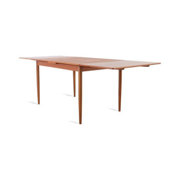 Retro Spisebord med Hollandsk Uttrekk i Teak | 220 cm - Image 11