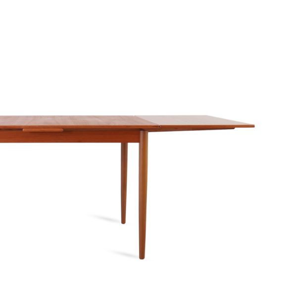 Retro Spisebord med Hollandsk Uttrekk i Teak | 220 cm - Image 17