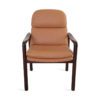 4 stk, Danske Armstoler i Cognac-farget Skinn fra Dyrlund - Image 10