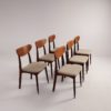 6 stk, Retro Spisestuestoler i Teak | Nyomtrukket - Image 2