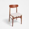 5 stk, Retro Spisestuestoler Produsert av Alfred Sand Møbelfabrikk i Teak | Nyomtrukket - Image 2