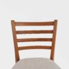 Vintage Spisestuestoler fra Solemdal Møbelfabrikk | Nyomtrukkede i Lys Boucle - Image 6